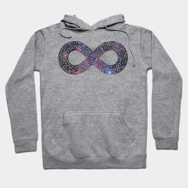 Infinity symbol universe V.4 Hoodie by PrintablesPassions